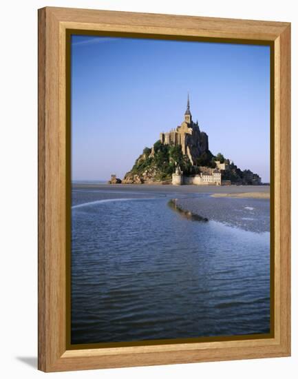 View of Mont Saint-Michel, Normandy, France-David Barnes-Framed Premier Image Canvas