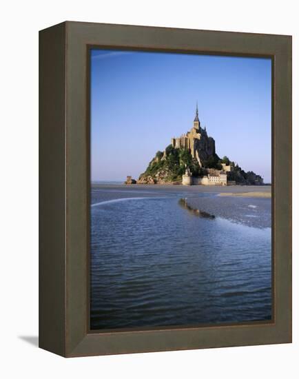 View of Mont Saint-Michel, Normandy, France-David Barnes-Framed Premier Image Canvas