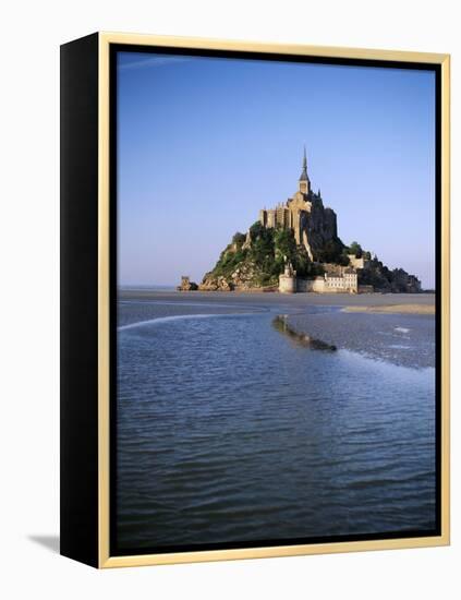 View of Mont Saint-Michel, Normandy, France-David Barnes-Framed Premier Image Canvas