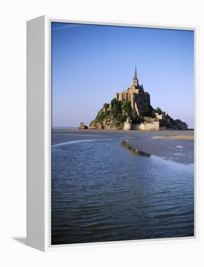 View of Mont Saint-Michel, Normandy, France-David Barnes-Framed Premier Image Canvas