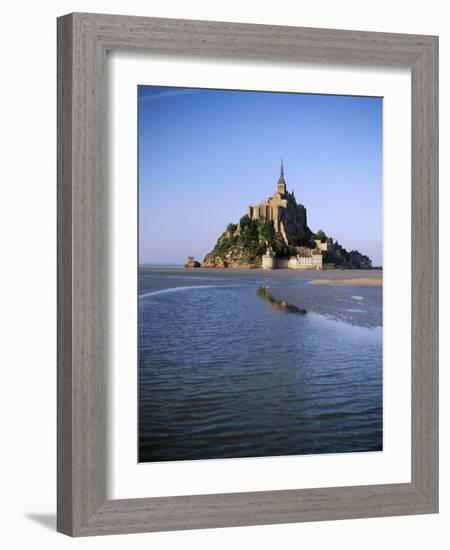 View of Mont Saint-Michel, Normandy, France-David Barnes-Framed Photographic Print