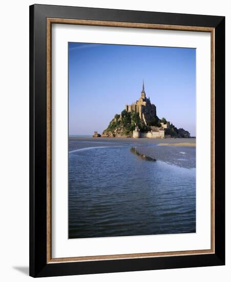 View of Mont Saint-Michel, Normandy, France-David Barnes-Framed Photographic Print