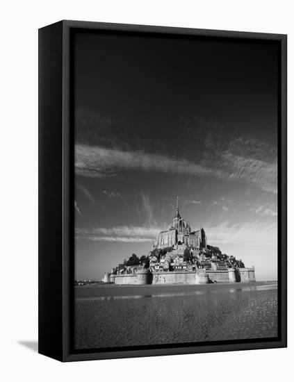 View of Mont Saint-Michel, Normandy, France-David Barnes-Framed Premier Image Canvas