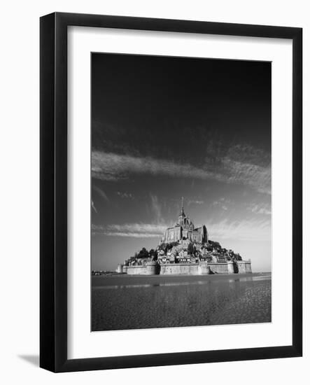 View of Mont Saint-Michel, Normandy, France-David Barnes-Framed Photographic Print