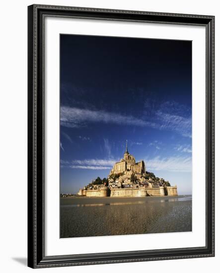View of Mont Saint-Michel, Normandy, France-David Barnes-Framed Photographic Print