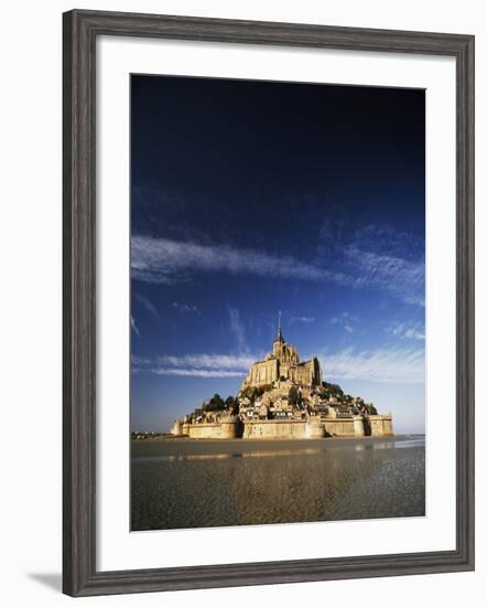 View of Mont Saint-Michel, Normandy, France-David Barnes-Framed Photographic Print