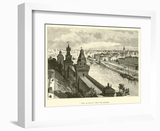 View of Moscow from the Kremlin-null-Framed Giclee Print