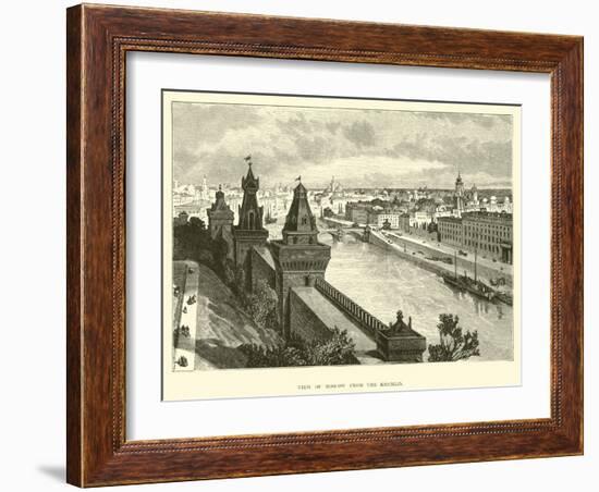 View of Moscow from the Kremlin-null-Framed Giclee Print