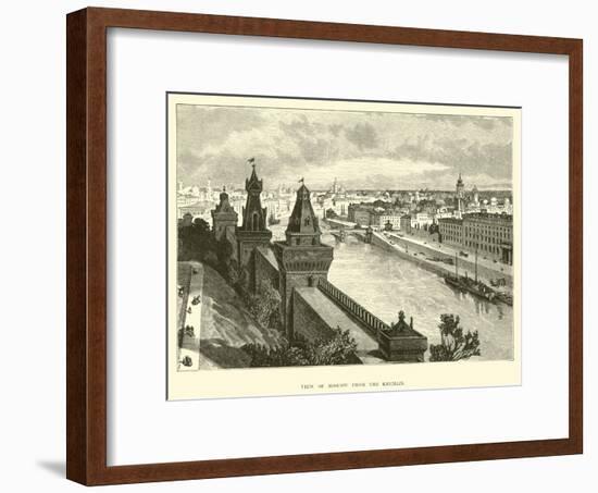 View of Moscow from the Kremlin-null-Framed Giclee Print