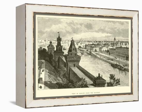 View of Moscow from the Kremlin-null-Framed Premier Image Canvas