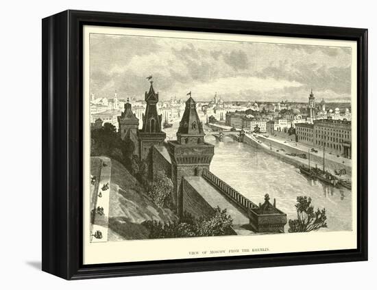 View of Moscow from the Kremlin-null-Framed Premier Image Canvas