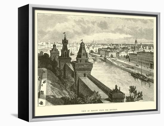 View of Moscow from the Kremlin-null-Framed Premier Image Canvas