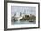 View of Mosul, Iraq, from the Tigris River, 1800s-null-Framed Giclee Print