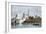 View of Mosul, Iraq, from the Tigris River, 1800s-null-Framed Giclee Print