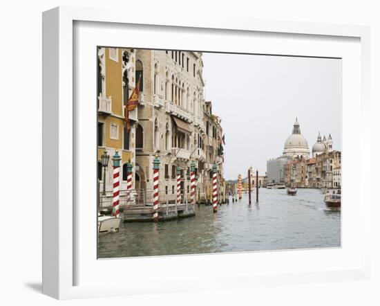 View of Motorboats on the Grand Canal, Venice, Italy-Dennis Flaherty-Framed Photographic Print