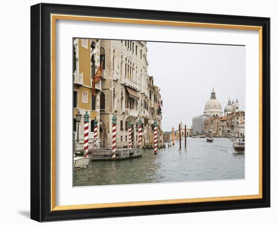 View of Motorboats on the Grand Canal, Venice, Italy-Dennis Flaherty-Framed Photographic Print