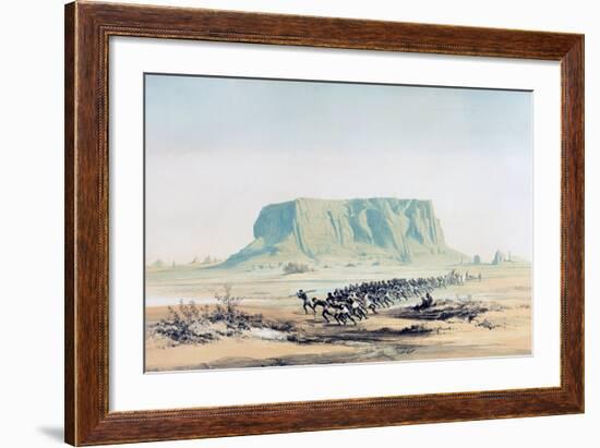 View of Mount Barkal, Sudan, 1842-1845-E Weidenbach-Framed Giclee Print