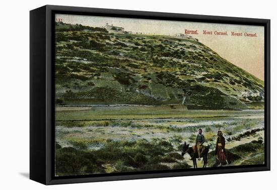 View of Mount Carmel, Israel-null-Framed Stretched Canvas