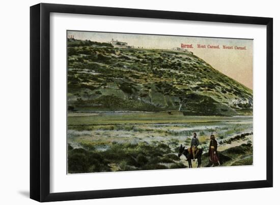 View of Mount Carmel, Israel-null-Framed Art Print