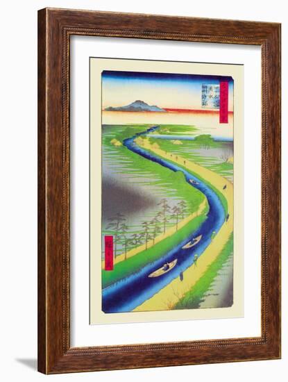 View of Mount Fuji-Ando Hiroshige-Framed Art Print