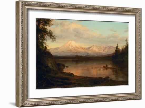 View of Mount Katahdin, 1878-Frederic Edwin Church-Framed Giclee Print