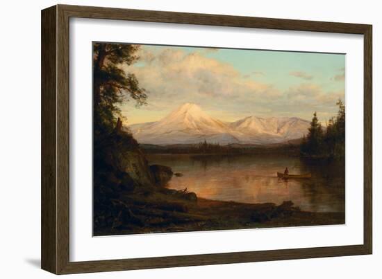 View of Mount Katahdin, 1878-Frederic Edwin Church-Framed Giclee Print