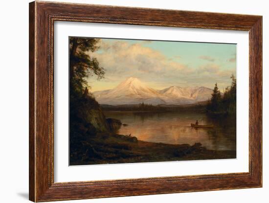 View of Mount Katahdin, 1878-Frederic Edwin Church-Framed Giclee Print