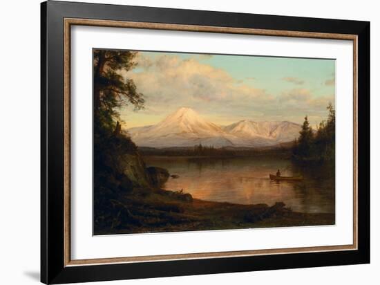 View of Mount Katahdin, 1878-Frederic Edwin Church-Framed Giclee Print