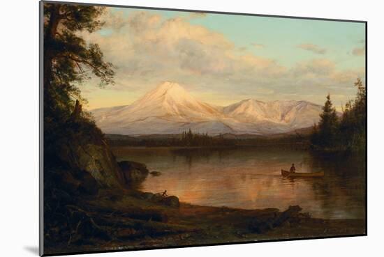 View of Mount Katahdin, 1878-Frederic Edwin Church-Mounted Giclee Print