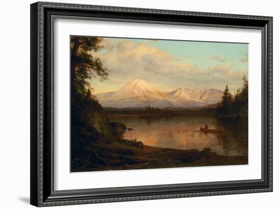 View of Mount Katahdin, 1878-Frederic Edwin Church-Framed Giclee Print