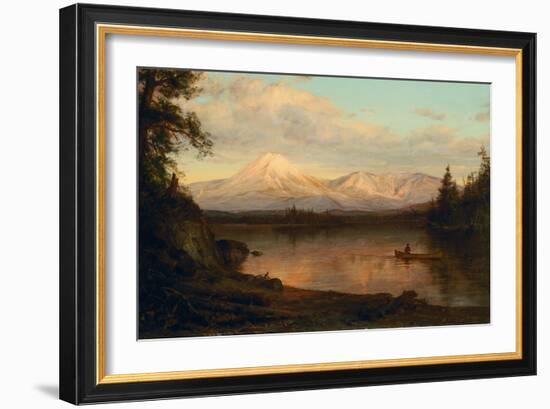 View of Mount Katahdin, 1878-Frederic Edwin Church-Framed Giclee Print