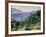 View of Mount Mareseilleveyre and the Isle of Maire, circa 1882-85-Paul C?zanne-Framed Giclee Print