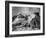 View of Mount Rushmore in Progress-Bettmann-Framed Giclee Print