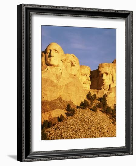 View of Mount Rushmore National Memorial, Keystone, South Dakota, USA-Walter Bibikow-Framed Photographic Print