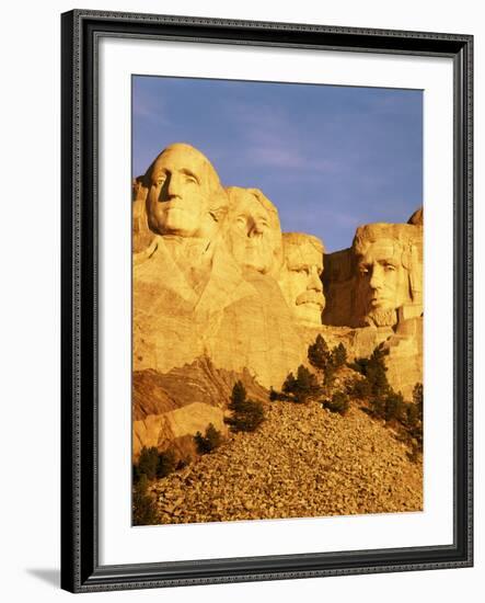 View of Mount Rushmore National Memorial, Keystone, South Dakota, USA-Walter Bibikow-Framed Photographic Print