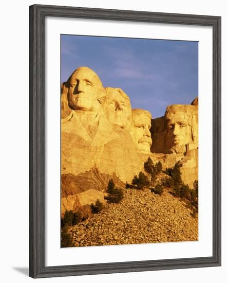 View of Mount Rushmore National Memorial, Keystone, South Dakota, USA-Walter Bibikow-Framed Photographic Print