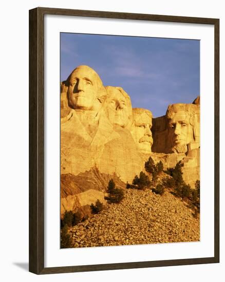 View of Mount Rushmore National Memorial, Keystone, South Dakota, USA-Walter Bibikow-Framed Photographic Print