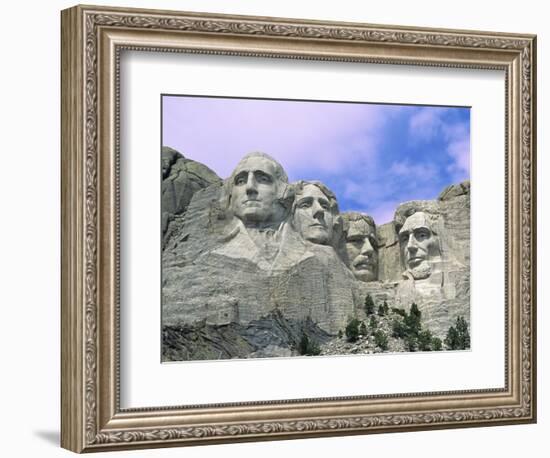 View of Mount Rushmore National Monument Presidential Faces, South Dakota, USA-Dennis Flaherty-Framed Photographic Print