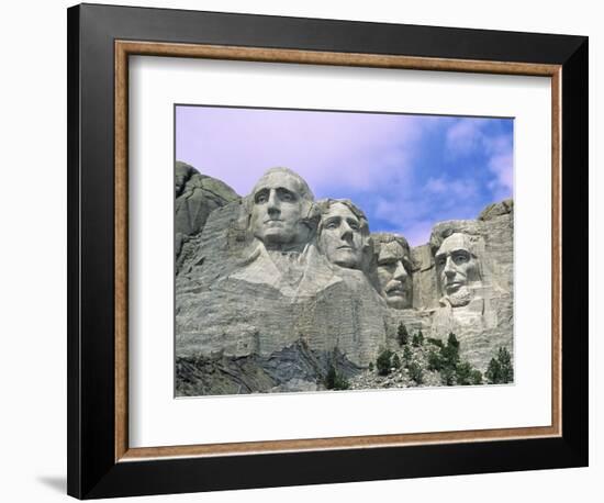 View of Mount Rushmore National Monument Presidential Faces, South Dakota, USA-Dennis Flaherty-Framed Photographic Print