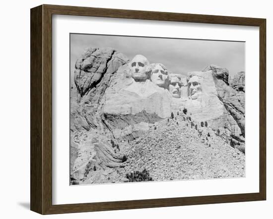 View of Mount Rushmore-Philip Gendreau-Framed Photographic Print