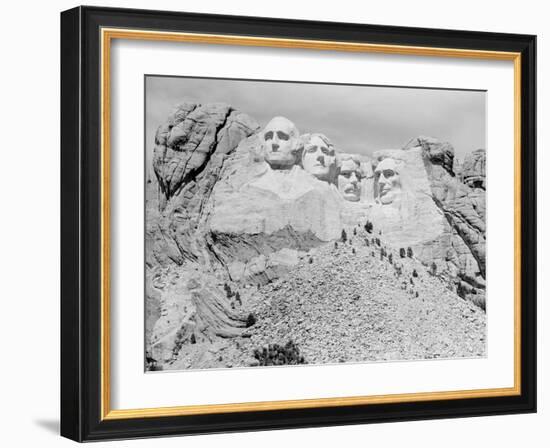 View of Mount Rushmore-Philip Gendreau-Framed Photographic Print