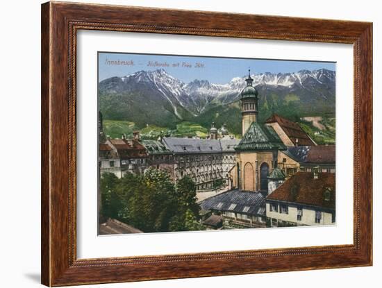 View of Mountains from Innsbruck, Austria-null-Framed Premium Giclee Print