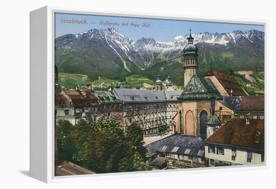 View of Mountains from Innsbruck, Austria-null-Framed Stretched Canvas