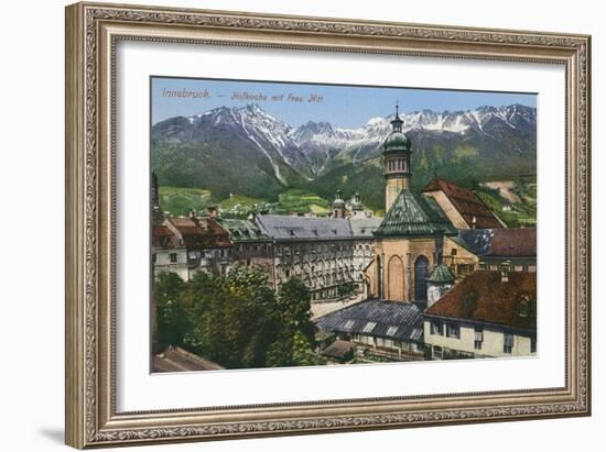 View of Mountains from Innsbruck, Austria-null-Framed Art Print