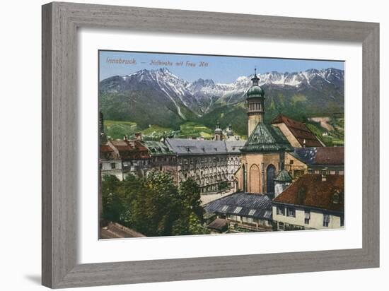 View of Mountains from Innsbruck, Austria-null-Framed Art Print