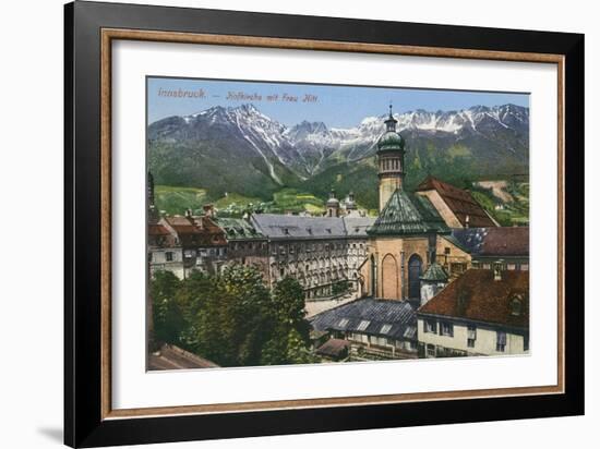 View of Mountains from Innsbruck, Austria-null-Framed Art Print