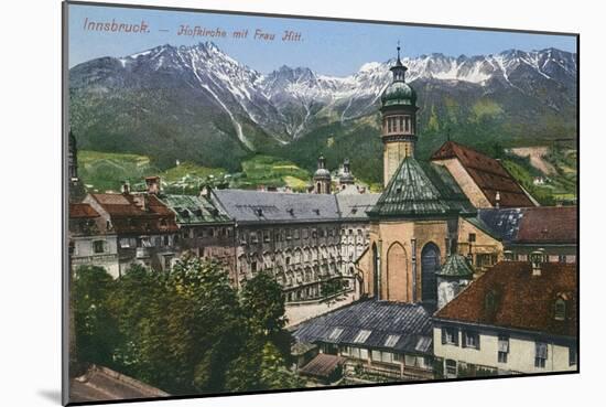 View of Mountains from Innsbruck, Austria-null-Mounted Art Print