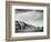 View Of Mountains "Near Death Valley" California 1933-1942-Ansel Adams-Framed Premium Giclee Print