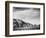 View Of Mountains "Near Death Valley" California 1933-1942-Ansel Adams-Framed Premium Giclee Print