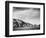 View Of Mountains "Near Death Valley" California 1933-1942-Ansel Adams-Framed Premium Giclee Print